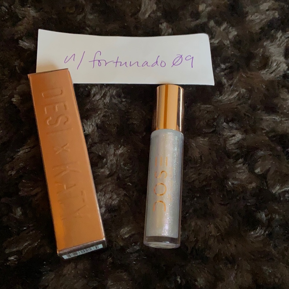 Dose of Colors Lip Gloss Desi X Katy The Most EUC